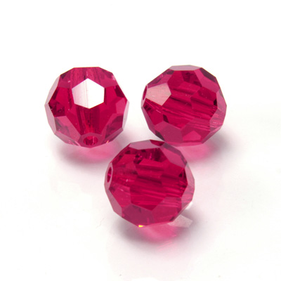 Preciosa Crystal Bead Regular Cut - Round 04MM FUCHSIA