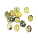 Gemstone Cabochon - Oval 08x6MM YELLOW TURQUOISE