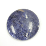 Gemstone Cabochon - Round 35MM SODALITE