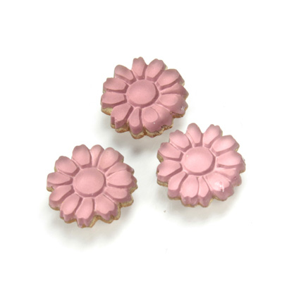 Glass Flat Back Foiled Mirror - Daisy 10MM MATTE AMETHYST