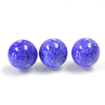 Czech Glass Lampwork Bead - Round 12MM LAPIS LAZULI