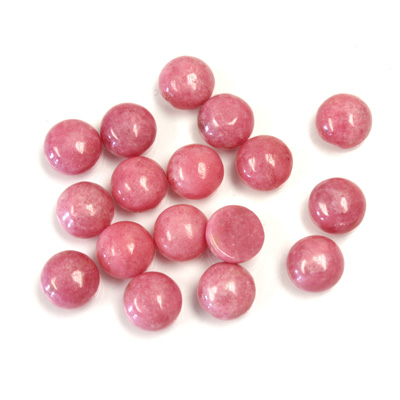 Gemstone Cabochon - Round 06MM RHODONITE