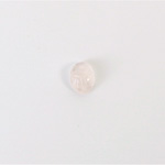 Gemstone Flat Back Carved Scarab 08x6MM ROSE QUARTZ