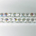 Czech Glass Fire Polish Bead - Round 06MM CRYSTAL AB