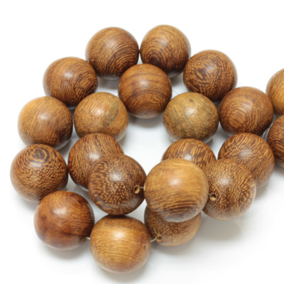 Wood Bead - Smooth Round 20MM ROBLES