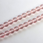 Czech Pressed Glass Bead - Smooth Round 06MM ROSALINE