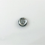 Glass Cameo Warrior Round 09MM HEMATITE