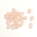 Gemstone Cabochon - Oval 06x4MM ROSE QUARTZ