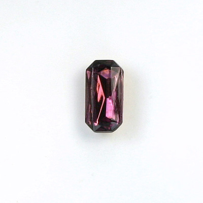 Glass Point Back Tin Table Cut (TTC) Stone - Cushion Octagon 10x5MM AMETHYST