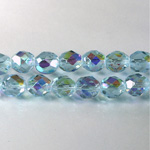 Czech Glass Fire Polish Bead - Round 08MM ALEXANDRITE AB