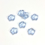 Czech Pressed Glass Bead - Star 08MM LT SAPPHIRE