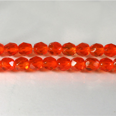 Czech Glass Fire Polish Bead - Round 06MM HYACINTH