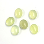 Gemstone Cabochon - Oval 10x8MM JADE LT GREEN