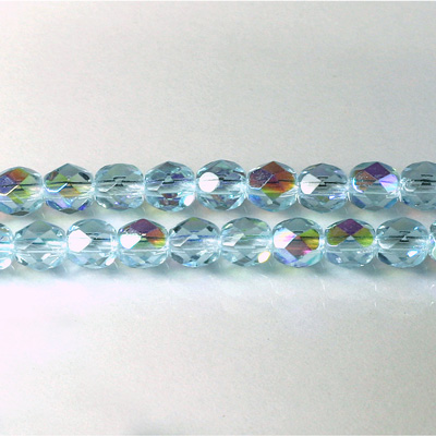 Czech Glass Fire Polish Bead - Round 06MM ALEXANDRITE AB