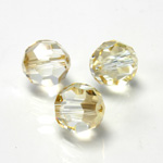 Preciosa Crystal Bead Regular Cut - Round 04MM BLOND FLARE