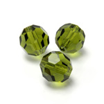 Preciosa Crystal Bead Regular Cut - Round 04MM OLIVINE