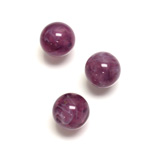 Plastic Flawed Bead - Round 12MM FLAWED AMETHYST