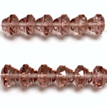 Czech Glass Fire Polish Bead - Fancy Bell 10x8MM CRANBERRY