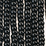 Preciosa Czech Glass Seed Bead - Round 04/0 JET 23980