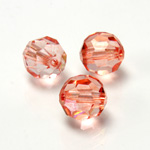 Preciosa Crystal Bead Regular Cut - Round 06MM SWEET ORANGE
