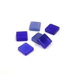 Gemstone Flat Back Flat Top Straight Side Stone - Square 06x6MM CALCEDON