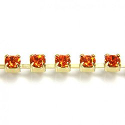 Preciosa Crystal Rhinestone Cup Chain - PP24 (SS12)  SUN-RAW