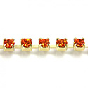 Preciosa Crystal Rhinestone Cup Chain - PP24 (SS12)  SUN-RAW