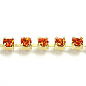 Preciosa Crystal Rhinestone Cup Chain - PP24 (SS12) SUN-RAW