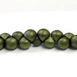 Czech Pressed Glass Bead - Mushroom 09x8MM 84495-JET