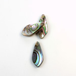 Shell Pendant - Smooth Spear 18x8MM ABALONE