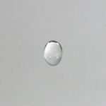 Czech Glass Medium Dome Transparent Cabochon - Oval 10x8MM CRYSTAL