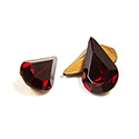 Swarovski Crystal Foiled Point Back Tin Table Cut (TTC) Fancy Stone - Pear 13x7.8MM SIAM RUBY