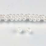 Preciosa Czech Glass Drop Seed Bead - 8/0 CEYLON WHITE 57102