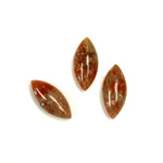 Gemstone Cabochon - Navette 15x7MM CHINESE UNIKITE