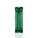 Swarovski Crystal Point Back Fancy Stone - Baguette 3x2MM EMERALD