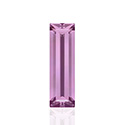 Swarovski Crystal Point Back Fancy Stone - Baguette 3x2MM LIGHT AMETHYST