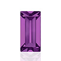 Swarovski Crystal Point Back Fancy Stone - Baguette 4x2MM AMETHYST