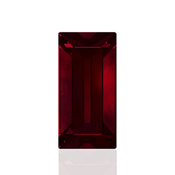Swarovski Crystal Point Back Fancy Stone - Baguette 7x3MM BURGUNDY