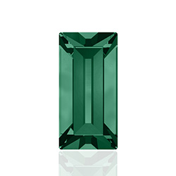 Swarovski Crystal Point Back Fancy Stone - Baguette 7x3MM EMERALD