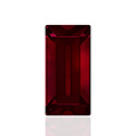 Swarovski Crystal Point Back Fancy Stone - Baguette 4x2MM SIAM RUBY