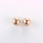 Czech Glass Pearl 1-Hole Ball - 10MM LT ROSE 70424