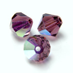 Preciosa Crystal Bead - Bicone 03MM AMETHYST AB