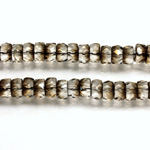 Czech Glass Fire Polished Bead - Rondelle 06x3MM ZAIRIT