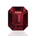 Swarovski Crystal Point Back Fancy Stone - Cushion Octagon 6x4MM SIAM RUBY