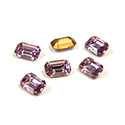 Swarovski Crystal Foiled Point Back Tin Table Cut (TTC) Fancy Stone - Cushion Octagon 06x4MM LIGHT AMETHYST