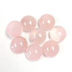 Gemstone Cabochon - Round 10MM ROSE QUARTZ