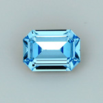 Swarovski Crystal Point Back Fancy Stone - Cushion Octagon 14x10MM AQUAMARINE