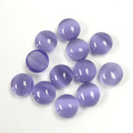 Fiber-Optic Cabochon - Round 06.5MM CAT'S EYE TANZANITE