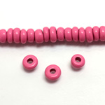 Plastic Bead - Round Tire 08MM BRIGHT PINK