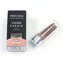 Preciosa Crystal Faerie Nail Art Crystals - 05 gram tube packaging - Rosé All Day (Capri Gold)